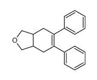 5,6-diphenyl-1,3,3a,4,7,7a-hexahydro-2-benzofuran结构式