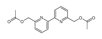 6,6'-Bis(acetylhydroxymethyl)-2,2'-bipyridine结构式