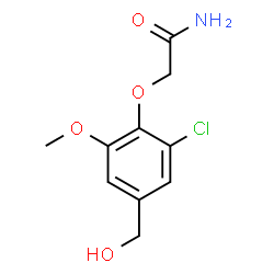 2-(2-CHLORO-4-(HYDROXYMETHYL)-6-METHOXYPHENOXY)ACETAMIDE picture