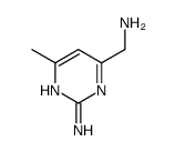 4-(aminomethyl)-6-methylpyrimidin-2-amine结构式