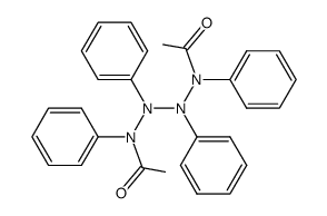 1,4-diacetyl-1,2,3,4-tetraphenyl-tetrazane结构式