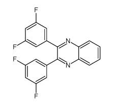 2,3-bis(3,5-difluorophenyl)quinoxaline Structure