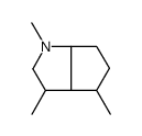 1,3,4-trimethyl-3,3a,4,5,6,6a-hexahydro-2H-cyclopenta[b]pyrrole Structure