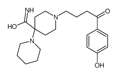 1-[4-(4-hydroxyphenyl)-4-oxobutyl]-4-piperidin-1-ylpiperidine-4-carboxamide Structure