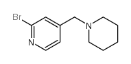 2-溴-4-(1-哌啶甲基)吡啶结构式