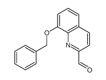 8-BENZYLOXY-QUINOLINE-2-CARBALDEHYDE结构式