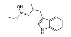 methyl N-[1-(1H-indol-3-yl)propan-2-yl]carbamate Structure