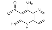 3-nitro-1,5-naphthyridine-2,4-diamine结构式