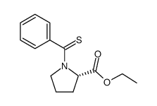 (S)-ethyl 1-(phenylcarbonothioyl)pyrrolidine-2-carboxylate Structure