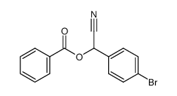 benzoic acid (4-bromophenyl)-cyano-methyl ester Structure