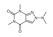 2-Dimethylamino-5,7-dimethyl-2,7-dihydro-pyrazolo[3,4-d]pyrimidine-4,6-dione Structure