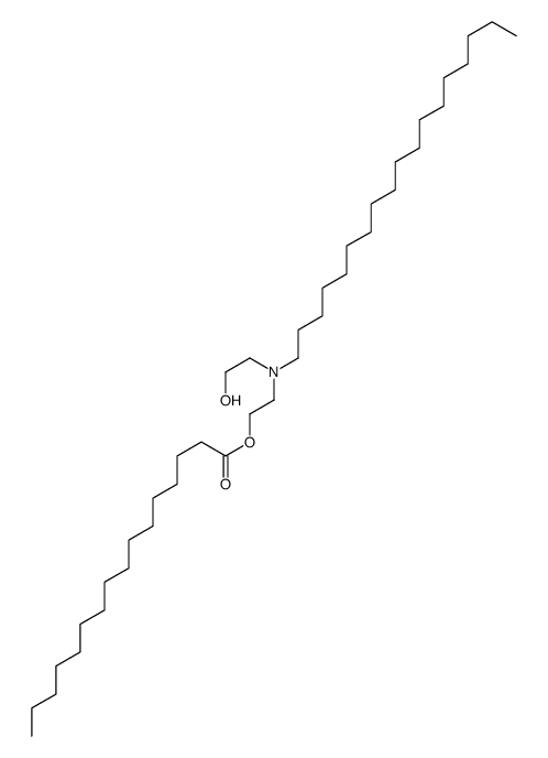 2-[2-hydroxyethyl(octadecyl)amino]ethyl hexadecanoate Structure