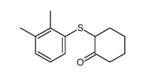 2-(2,3-dimethylphenyl)sulfanylcyclohexan-1-one结构式