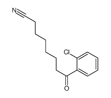 8-(2-Chlorophenyl)-8-oxooctanenitrile结构式