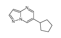 6-cyclopentylpyrazolo[1,5-a]pyrimidine Structure