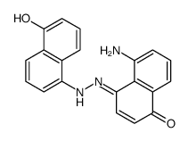 5-amino-4-[(5-hydroxynaphthalen-1-yl)hydrazinylidene]naphthalen-1-one Structure