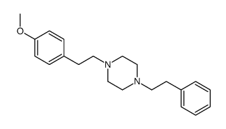 1-[2-(4-methoxyphenyl)ethyl]-4-(2-phenylethyl)piperazine结构式