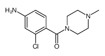 (4-amino-2-chlorophenyl)-(4-methylpiperazin-1-yl)methanone structure