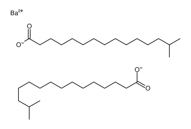 barium(2+),14-methylpentadecanoate结构式