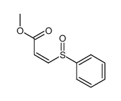 methyl (Z)-3-phenylsulfinylprop-2-enoate Structure