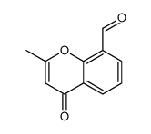 2-methyl-4-oxochromene-8-carbaldehyde Structure