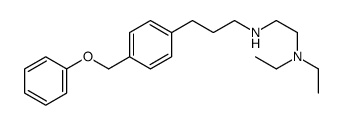 N',N'-diethyl-N-[3-[4-(phenoxymethyl)phenyl]propyl]ethane-1,2-diamine Structure