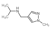 N-[(1-METHYL-1H-PYRAZOL-4-YL)METHYL]PROPAN-2-AMINE Structure