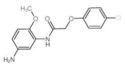 N-(5-Amino-2-methoxyphenyl)-2-(4-chlorophenoxy)-acetamide Structure