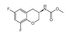 (R)-methyl 6,8-difluorochroman-3-ylcarbamate structure