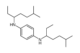 1-N,4-N-bis(6-methylheptan-3-yl)benzene-1,4-diamine结构式