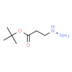 Propanoic acid, 3-hydrazinyl-, 1,1-dimethylethyl ester结构式
