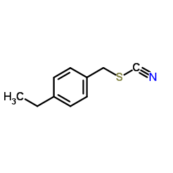 4-Ethylbenzyl thiocyanate Structure