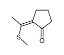 2-(1-methylsulfanylethylidene)cyclopentan-1-one Structure