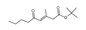 1,1-dimethylethyl 3-methyl-5-oxo-3-nonenoate Structure