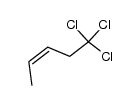 (Z)-5,5,5-trichloropent-2-ene Structure