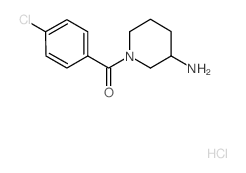 1-(4-Chlorobenzoyl)piperidin-3-amine hydrochloride结构式