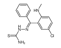 5-Chlor-2-methylaminobenzophenonthiosemicarbazon结构式