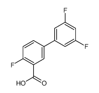 5-(3,5-difluorophenyl)-2-fluorobenzoic acid Structure