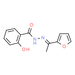 N'-[1-(2-furyl)ethylidene]-2-hydroxybenzohydrazide结构式