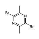 2,5-dibromo-3,6-dimethylpyrazine Structure