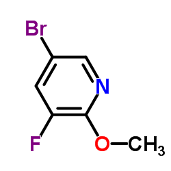 2-甲氧基-3-氟-5-溴吡啶结构式