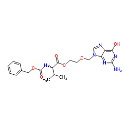 N-Carboxybenzyl D-Valacyclovir结构式