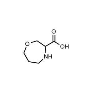 1,4-Oxazepane-3-carboxylic acid Structure