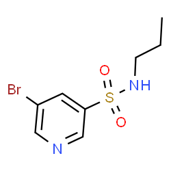 5-bromo-N-propylpyridine-3-sulfonamide structure