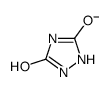 5-oxo-1,2-dihydro-1,2,4-triazol-3-olate结构式