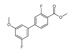 3,3-二氟-5-甲氧基-[1,1-联苯]-4-羧酸甲酯结构式