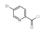 5-BROMOPYRIDINE-2-CARBONYL CHLORIDE Structure