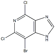 7-BroMo-4,6-dichloro-1H-iMidazo[4,5-c]pyridine Structure