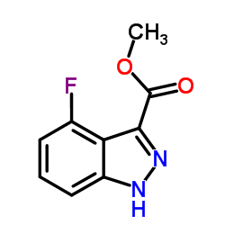 Methyl 4-fluoro-1H-indazole-3-carboxylate Structure