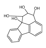 (1R,2R,3S,10bR)-2,3-dihydro-1H-fluoranthene-1,2,3,10b-tetrol Structure